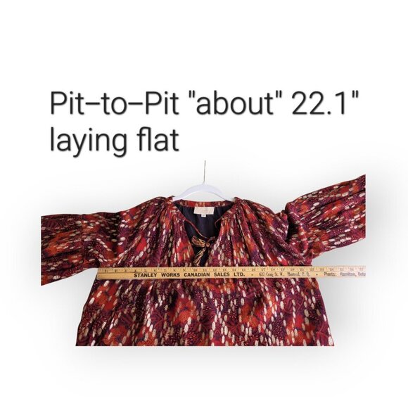 Anthropologie Jane Peasant Blouse XSP oversized whimsical size XSP EUC - Picture 10 of 14